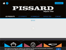 Tablet Screenshot of pissard.fr